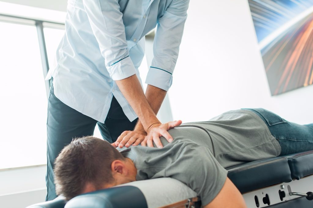 Image of chiropractic manual adjustment